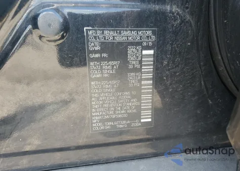 2016 Nissan Rogue S from USA, damaged, VIN KNMAT2MV7GP596030